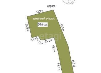 Продам дом, 56.9 м2, посёлок Есаульский, улица Красных Партизан, 4