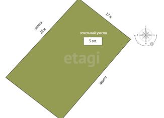 Продаю участок, 5 сот., садоводческое товарищество Рино