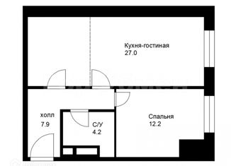 Продажа 2-ком. квартиры, 51.3 м2, деревня Румянцево, Киевское шоссе, 22-й километр, 6Вк3