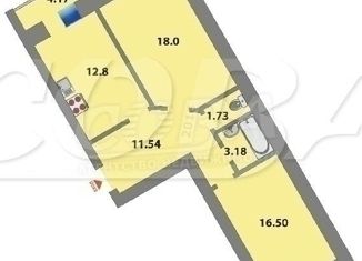 Продам 2-комнатную квартиру, 61.5 м2, Тюменская область, Широтная улица, 158к1