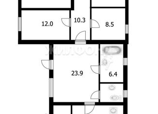 Продам дом, 154.7 м2, рабочий посёлок Коченёво, Ипподромская улица