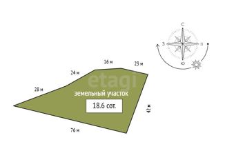 Продам земельный участок, 18.6 сот., село Частоостровское, Советская улица