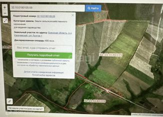 Продаю земельный участок, 6 сот., Карачевское городское поселение