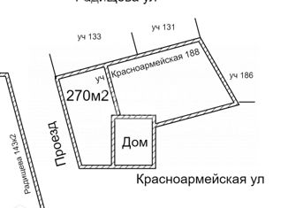 Участок на продажу, 2.71 сот., Ульяновск, Ленинский район, Красноармейская улица, 188