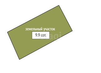 Продажа участка, 9.9 сот., коттеджный поселок Теремок