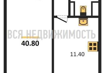 Продажа однокомнатной квартиры, 40.8 м2, Воронеж, ЖК Европейский