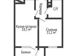 Продам 1-ком. квартиру, 38.5 м2, Краснодар, улица Западный Обход, 39/1к2