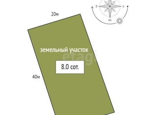 Продается земельный участок, 8 сот., массив Кискелово