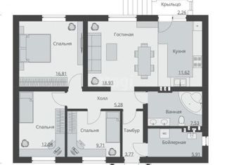 Продается дом, 90 м2, деревня Напрудное, деревня Напрудное, 14