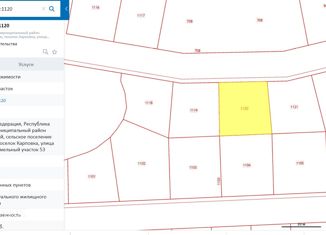 Продается участок, 6 сот., поселок Карповка