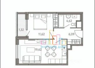 Продаю 2-комнатную квартиру, 44 м2, Москва, 1-й Котляковский переулок, 2Ак1, ЮАО