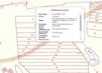 Продается участок, 800 сот., село Журавки, улица Ленина