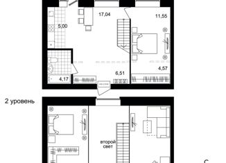 Продам 4-ком. квартиру, 66.9 м2, Берёзовский, улица Жильцова