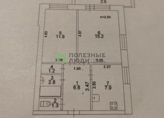 Продаю 2-ком. квартиру, 47.1 м2, Тверь, Московский район, улица Склизкова, 106