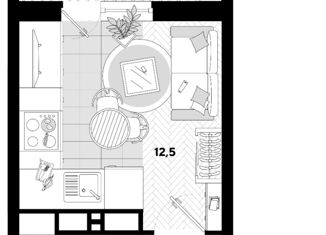 Продаю 1-ком. квартиру, 26 м2, Краснодар, улица Западный Обход, 39/2к7, ЖК Самолёт