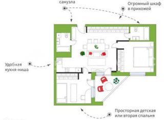 Продажа 2-ком. квартиры, 67.3 м2, Архангельск, проспект Ломоносова, 98, Ломоносовский округ