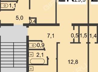 Продажа 2-ком. квартиры, 48 м2, Нижний Новгород, улица Федосеенко, 27, метро Бурнаковская