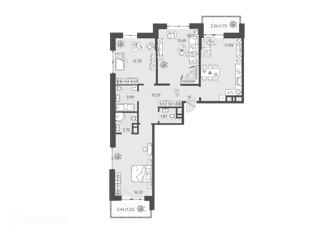 Продаю 3-ком. квартиру, 84.38 м2, Краснодар, улица Красных Партизан, 1/3, микрорайон Светлоград