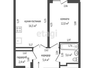 Продаю 1-ком. квартиру, 43 м2, Екатеринбург, Сосновый переулок, 14, Сосновый переулок