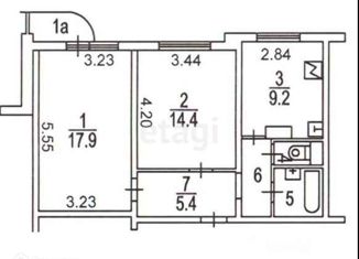2-ком. квартира на продажу, 53.8 м2, Москва, Керамический проезд, 75к1, Керамический проезд