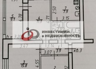 Продаю четырехкомнатную квартиру, 64.1 м2, Ставрополь, улица Маяковского, 40, микрорайон № 6