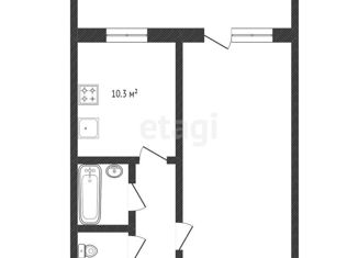 Продается однокомнатная квартира, 31.1 м2, Санкт-Петербург, Берёзовая улица, 27