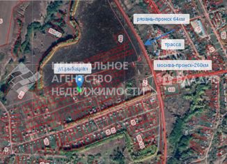 Продажа земельного участка, 15 сот., рабочий посёлок Пронск, Рыбацкая улица