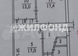 Продается 3-ком. квартира, 61.3 м2, Кемеровская область, Инициативная улица, 36