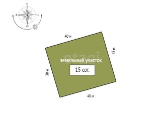 Земельный участок на продажу, 15 сот., ДНТ Южный Склон