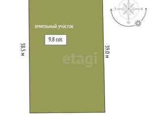 Продаю земельный участок, 9.84 сот., деревня Зырянка, улица Старая Зырянка