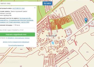 Земельный участок на продажу, 11.6 сот., деревня Кузьмищи