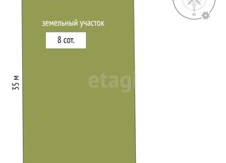 Продажа земельного участка, 8 сот., село Каменка, Школьная улица