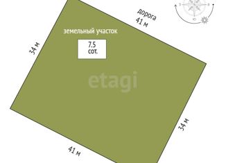 Дом на продажу, 60 м2, село Борки, Луговая улица