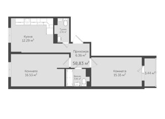 Продается 1-комнатная квартира, 50 м2, Евпатория, ЖК Евпатория, улица 60 лет ВЛКСМ, 31/3