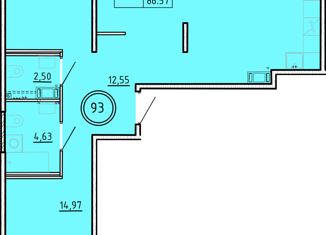 Продается 3-комнатная квартира, 79.1 м2, посёлок Шушары, Образцовая улица, 6к3, ЖК Образцовый Квартал 8