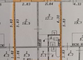 Продам 1-ком. квартиру, 43 м2, Новосибирск, улица Татьяны Снежиной, 31, Октябрьский район