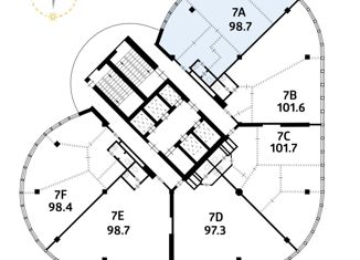 Офис на продажу, 98.7 м2, Новосибирск, проспект Димитрова, 4/1