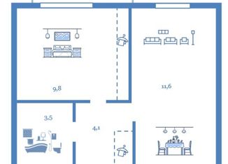 Продается однокомнатная квартира, 29 м2, Волгоград, улица Лячина, 5, ЖК Парк Европейский