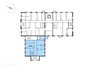 Офис на продажу, 171.6 м2, Новосибирск, проспект Димитрова, 1