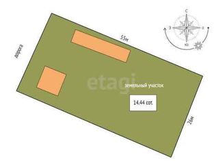 Продается дом, 188.4 м2, поселок Омский, улица Яблоневый Сад