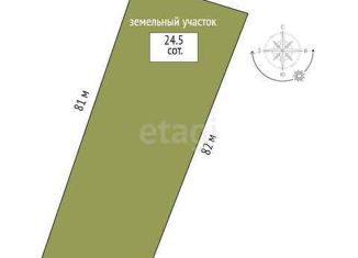 Продам участок, 24.5 сот., деревня Турушево, Полевая улица