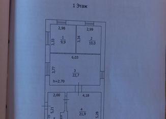 Продаю дом, 74.2 м2, деревня Гремячка, Широкая улица, 10