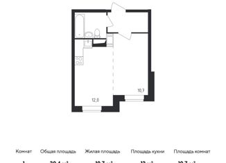 Продается квартира студия, 30.4 м2, Москва, улица Недорубова, 28, ЖК Квартал Некрасовка