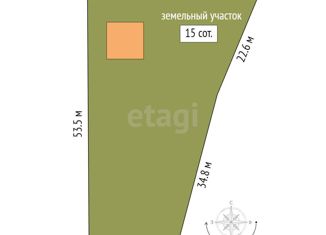 Продаю дом, 58.3 м2, посёлок городского типа Боровский, Зелёный переулок