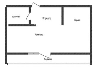 Продается однокомнатная квартира, 27 м2, Краснодар, улица Автолюбителей, 1/5лит1, микрорайон Почтовый
