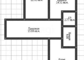 Продажа 2-комнатной квартиры, 77.5 м2, Краснодар, улица Достоевского, улица Достоевского, 84
