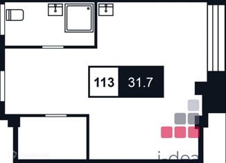 Продам квартиру студию, 31.7 м2, Москва, Нижегородская улица, 32с15А, Таганский район