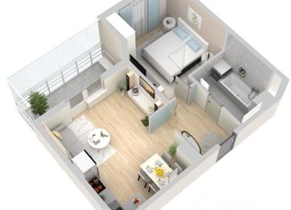 Продаю однокомнатную квартиру, 37 м2, посёлок городского типа Дагомыс