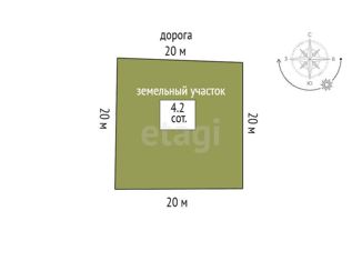 Продам дом, 40 м2, СНТ Рассвет-1, Центральная улица, 1