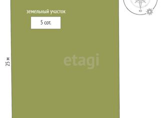 Продажа земельного участка, 5 сот., массив Живописное, улица Атамана Ермака